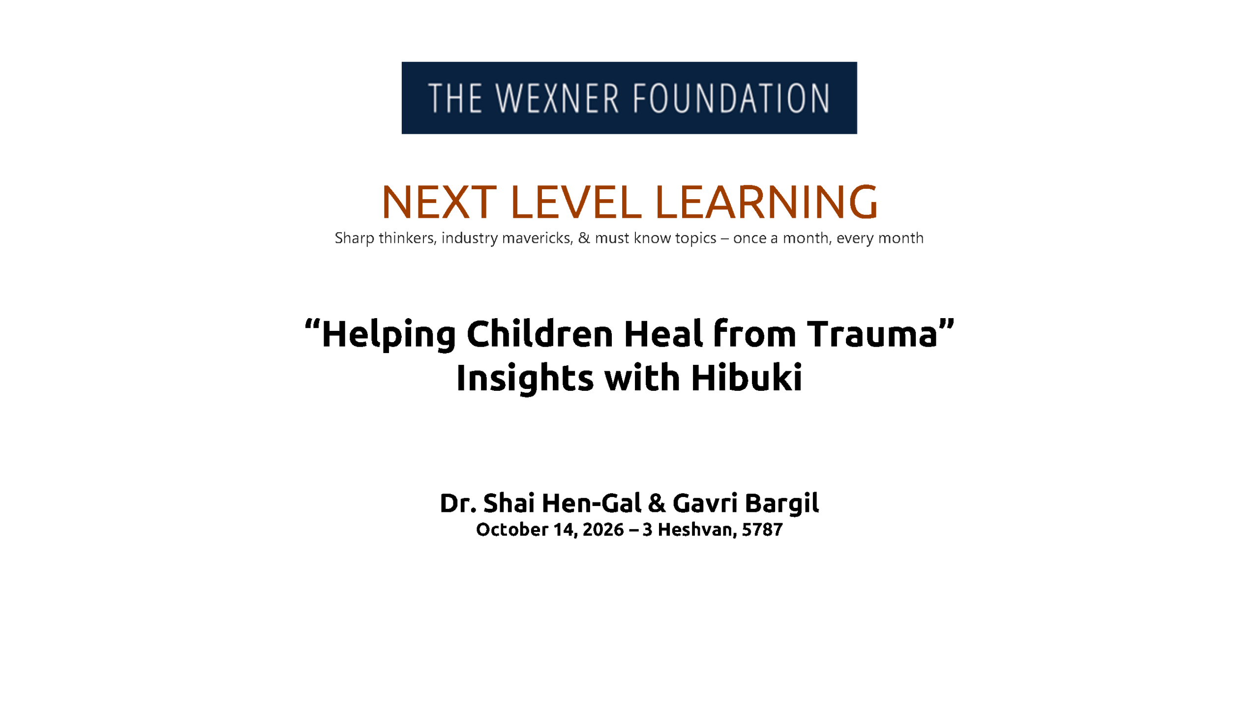 Helping Children Heal from Trauma with HIBUKI